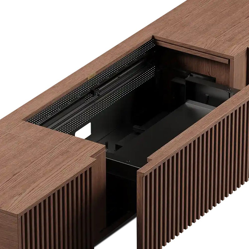 Cinest Core A1 Motorized UST Projector Media Console 90.5" - Brown - image 5