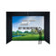 Elite GSB13x10-IPW1145 GolfSim Bay Commercial Grade Multi-Sport/Golf Simulator Impact Screen, Heavy-duty Frame System with Enclosure Panels, Viewable 113.4