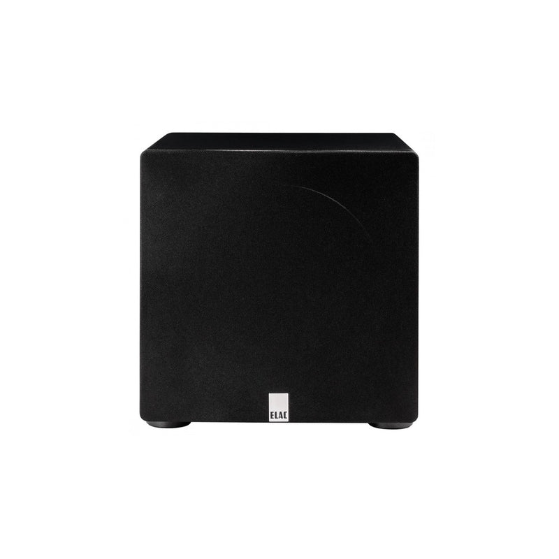 ELAC Varro PS250-BK Premium 10" powered subwoofer with Bluetooth app control and Auto EQ