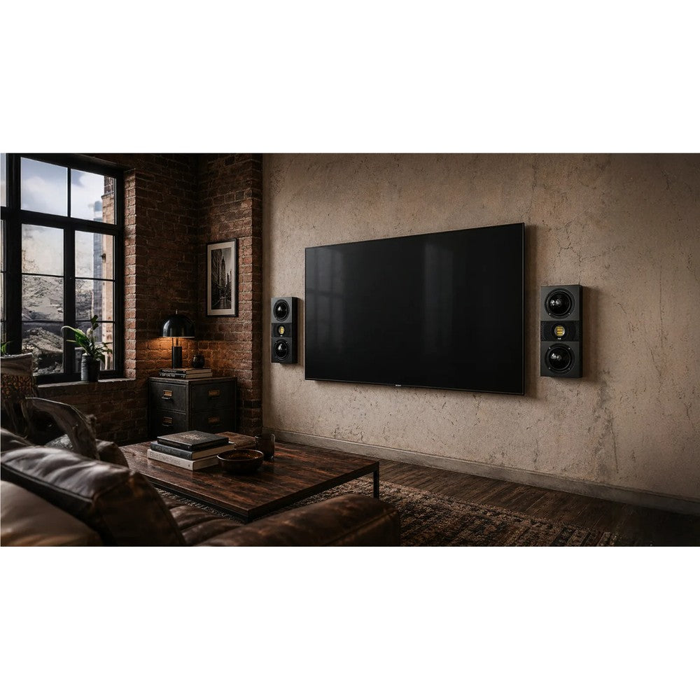 ELAC Vertex III OW-VJ63S-BK 6 1/2" On-Wall Speaker - Black