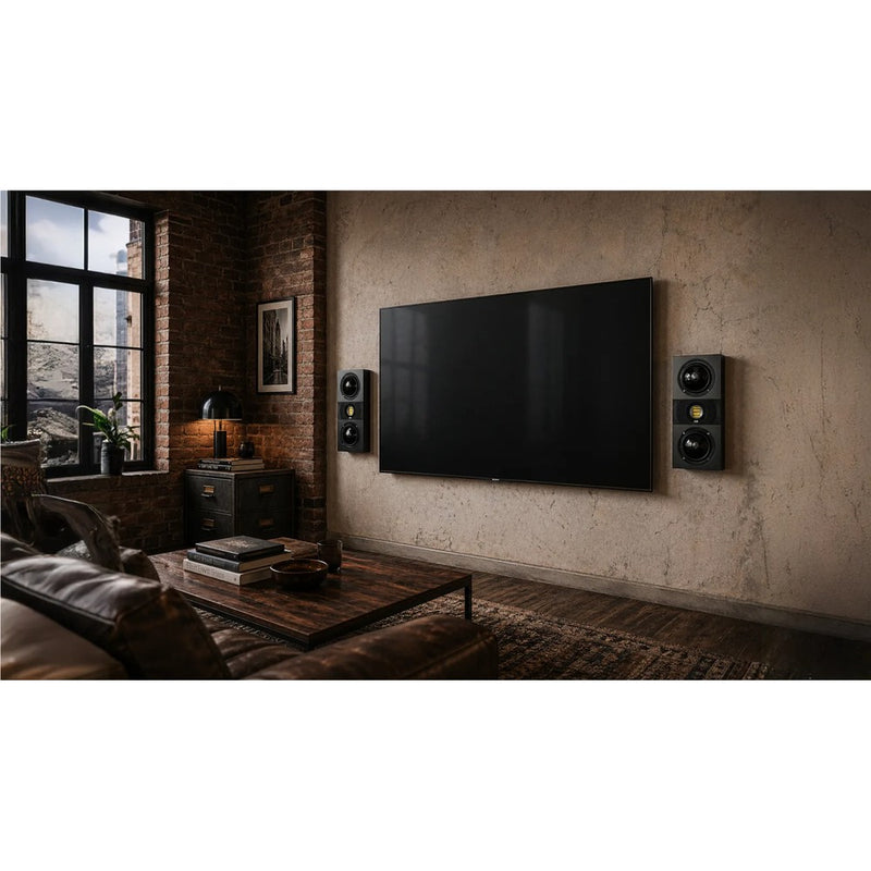 ELAC Vertex III OW-VJ63S-BK 6 1/2" On-Wall Speaker - Black
