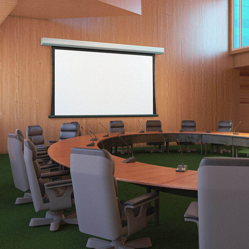 Draper Acumen Recharge V 123" 16:10 ClearSound NanoPerf XT1000V Projector Screen