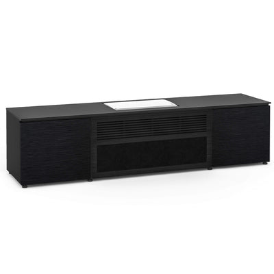 Salamander Designs Chicago 245 Cabinet for integrated Hisense L9Q UST Projector - Black Oak - C2/HSE1UST/245CH/BK
