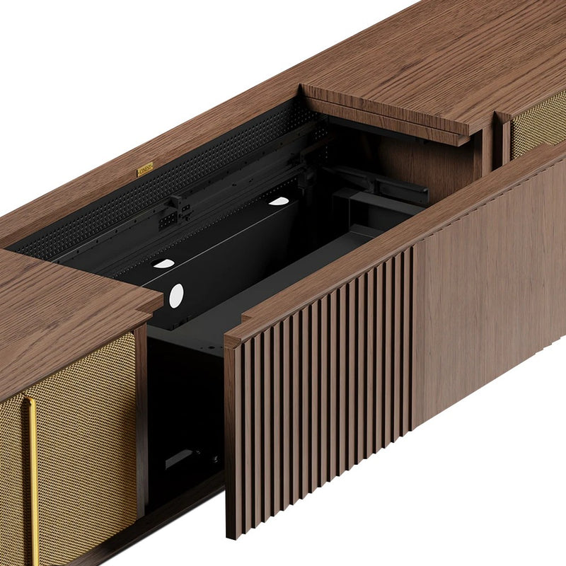 Cinest Core E1 Motorized UST Projector Media Console 102.5" - Brown - image 4