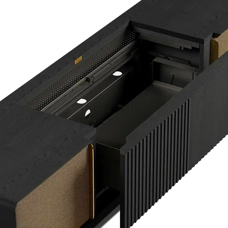 Cinest Core E1 Motorized UST Projector Media Console 90.5" - Black - image 5
