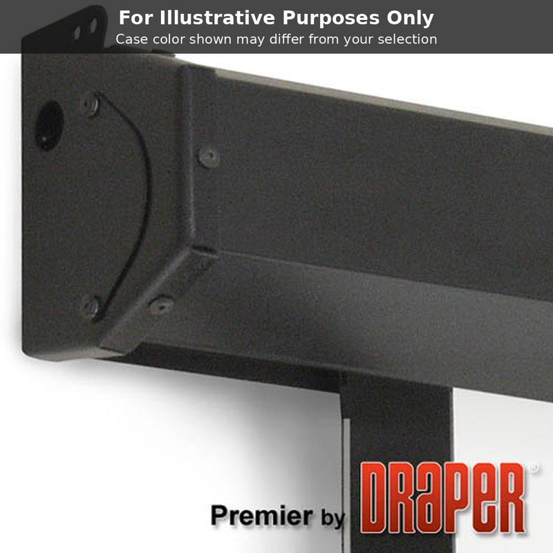 Draper 101345Q-White Premier 130 diag. (78x104) - Video [4:3] - Grey XH600V 0.6 Gain
