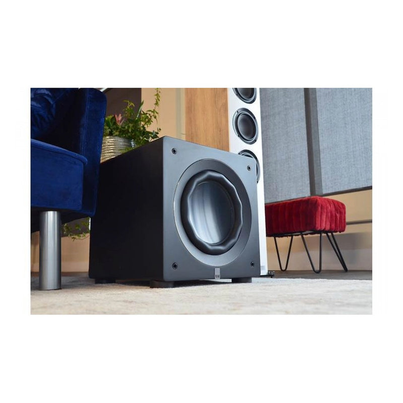 ELAC Varro RS500-SB Reference 10" powered subwoofer with Bluetooth app control and Auto EQ