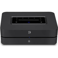 Bluesound POWERNODE Streaming music player with built-in stereo amplifier, Wi-Fi, Bluetooth and Apple AirPlay 2 (Black)