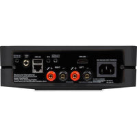 Bluesound POWERNODE Streaming music player with built-in stereo amplifier, Wi-Fi, Bluetooth and Apple AirPlay 2 (Black)