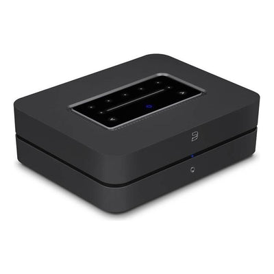 Bluesound POWERNODE Streaming music player with built-in stereo amplifier, Wi-Fi, Bluetooth and Apple AirPlay 2 (Black)
