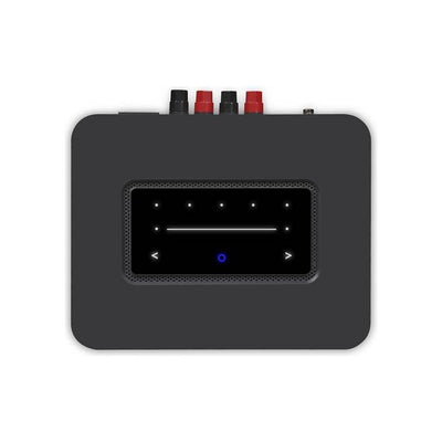 Bluesound POWERNODE Streaming music player with built-in stereo amplifier, Wi-Fi, Bluetooth and Apple AirPlay 2 (Black)