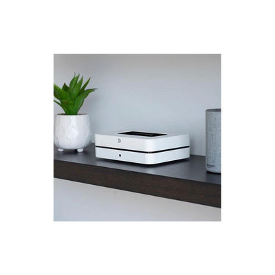 Bluesound POWERNODE Streaming music player with built-in stereo amplifier, Wi-Fi, Bluetooth and Apple AirPlay 2 (White)