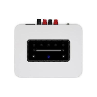 Bluesound POWERNODE Streaming music player with built-in stereo amplifier, Wi-Fi, Bluetooth and Apple AirPlay 2 (White)