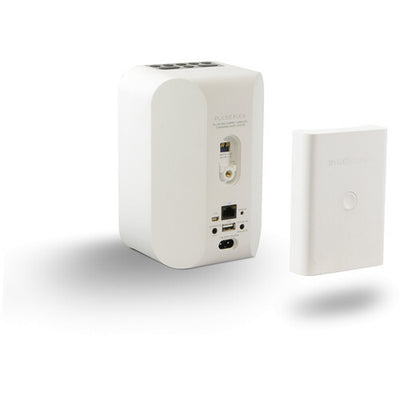 Bluesound PULSE FLEX 2i Wireless Speaker and Battery Pack Bundle (Matte White / White)