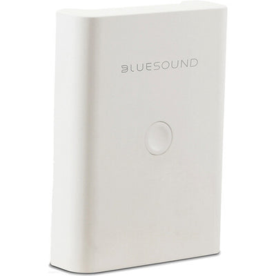 Bluesound PULSE FLEX 2i Wireless Speaker and Battery Pack Bundle (Matte White / White)