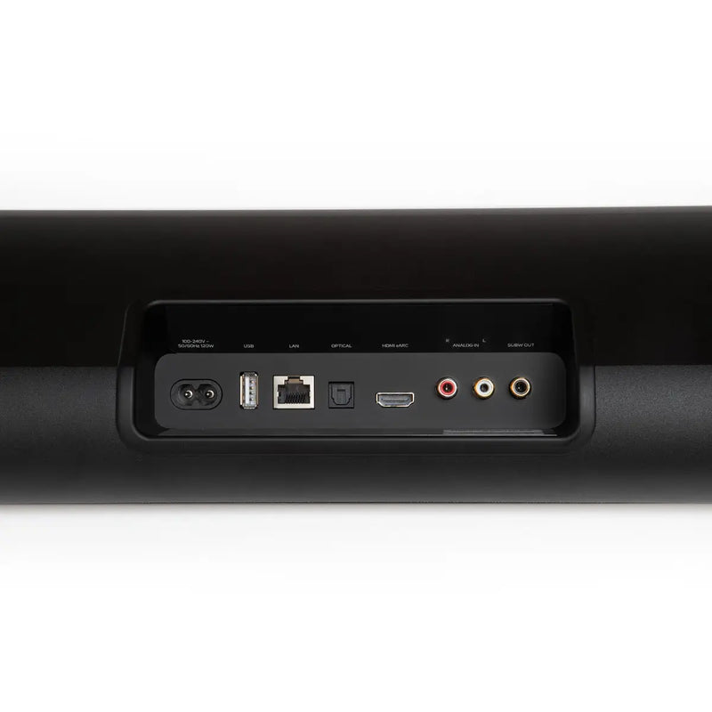 Bluesound P530BLKUNV Pulse Cinema Wireless Multi-Room Streaming Soundbar with Dolby Atmos