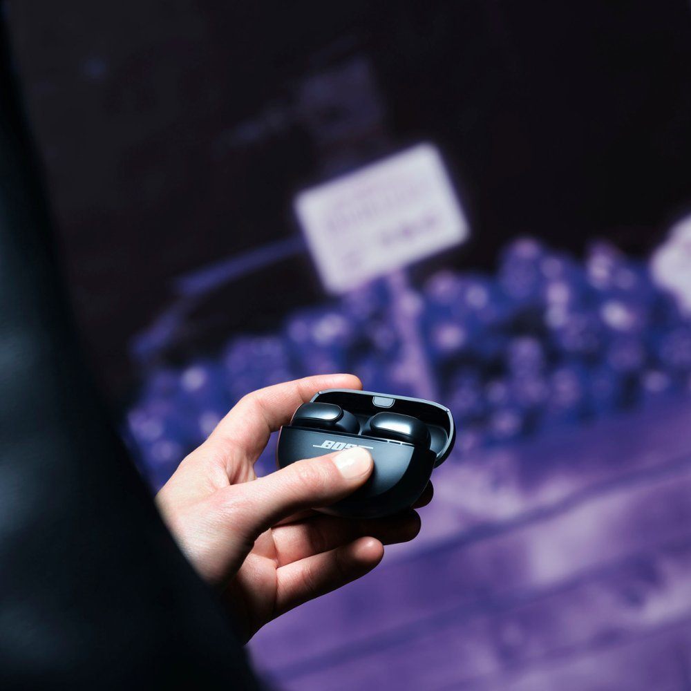 Bose Ultra Open-Ear True Wireless Open Earbuds-Black