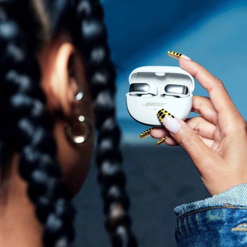 Bose Ultra Open-Ear True Wireless Open Earbuds-White