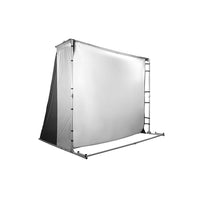 Elite GSP0810-IPW350 GolfSim Portable Multi-Sport/Golf Simulator Impact Screen, Folding-Frame Design with Enclosure Panels, Viewable 62.8"x111.6", Carrying Bag