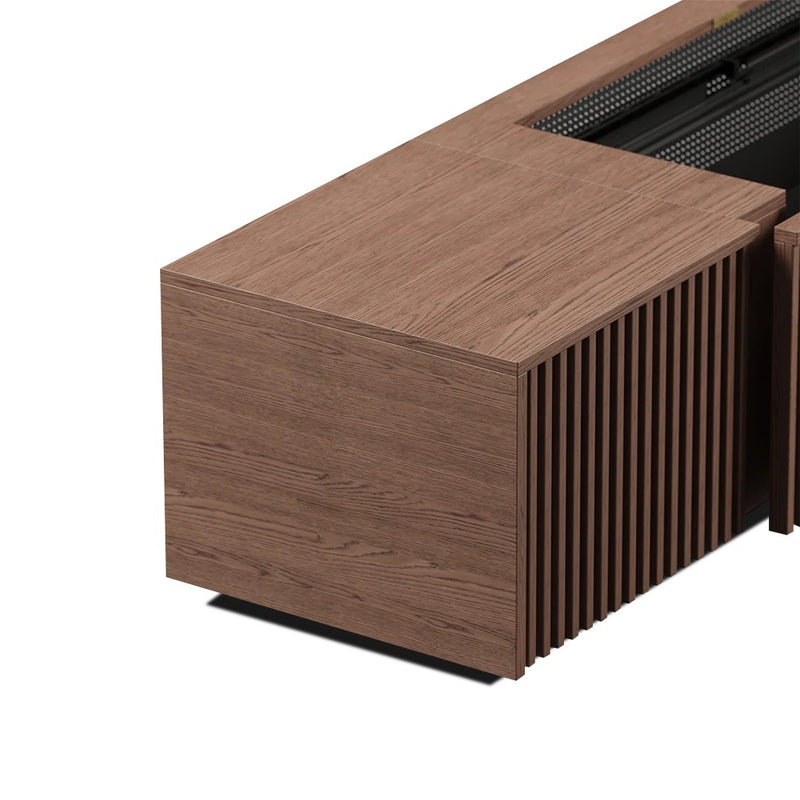 Cinest Core A1 Motorized UST Projector Media Console 90.5" - Brown - image 8