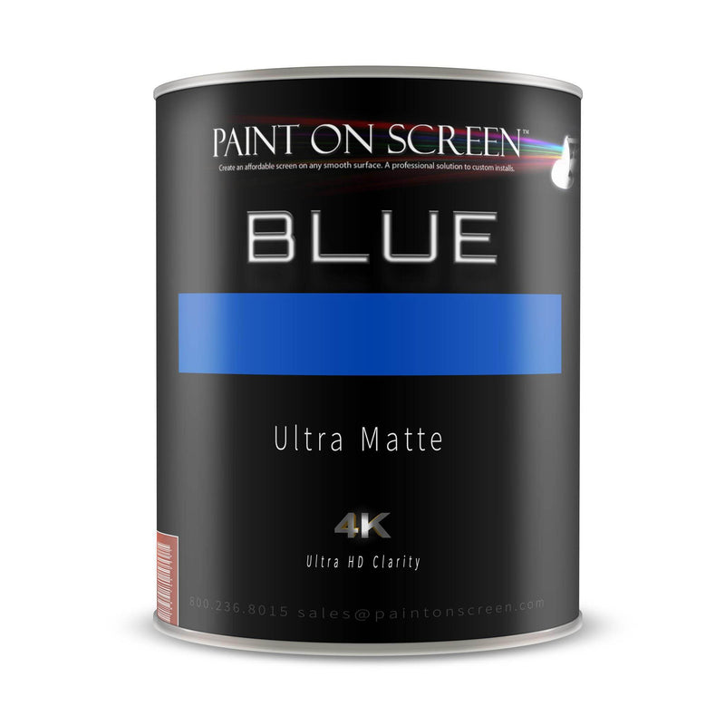 Projection / Projector Screen Paint - Chroma Key Blue Paint - Gallon