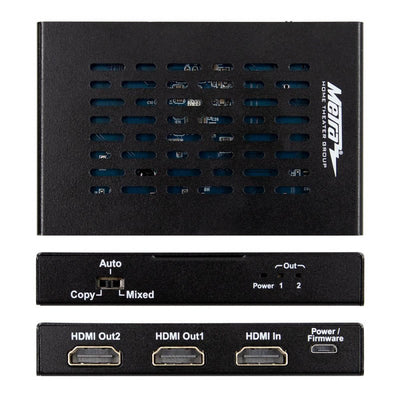 Metra AV CS-1X2HDMSPL5 HDMI Splitter with 1 Input and 2 Outputs - 18Gbps