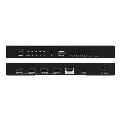 Metra AV CS-4X1MVU 4x1 HDMI Multi-Viewer Split Screen Viewing