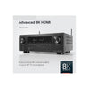 Denon AVR-S970H 7.2-channel home theater receiver with Dolby Atmos,  Bluetooth, Apple AirPlay 2, and Amazon Alexa compatibility - AVR-S970H
