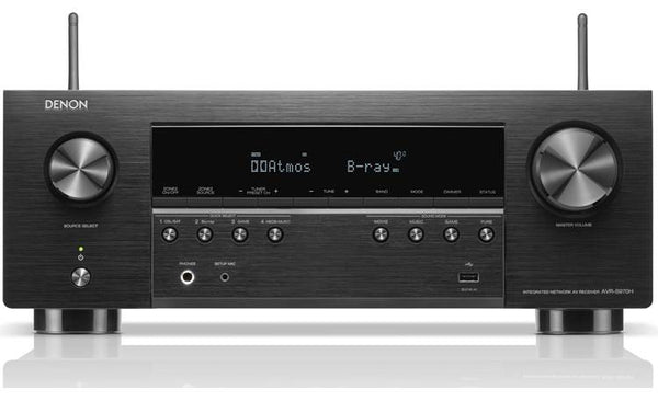 Denon AVR-S970H 7.2-channel home theater receiver with Dolby Atmos
