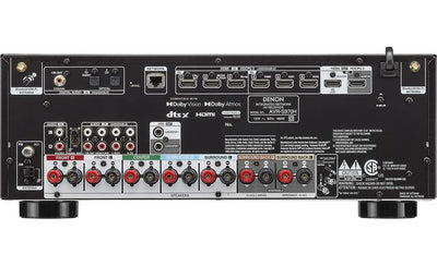 Denon AVR-S970H 7.2-channel home theater receiver with Dolby Atmos,  Bluetooth, Apple AirPlay 2, and Amazon Alexa compatibility - AVR-S970H