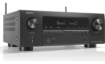 Denon AVR-S970H 7.2-channel home theater receiver with Dolby Atmos,  Bluetooth, Apple AirPlay 2, and Amazon Alexa compatibility - AVR-S970H