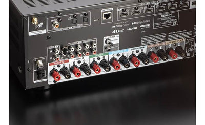 Denon AVR-S970H 7.2-channel home theater receiver with Dolby Atmos,  Bluetooth, Apple AirPlay 2, and Amazon Alexa compatibility - AVR-S970H