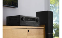 Denon AVR-X1800H 7.2-channel home theater receiver with Wi-Fi, Bluetooth, Apple AirPlay 2, and Amazon Alexa compatibility - AVRX1800HBKE3