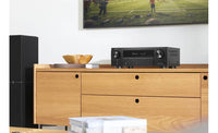 Denon AVR-X1800H 7.2-channel home theater receiver with Wi-Fi, Bluetooth, Apple AirPlay 2, and Amazon Alexa compatibility - AVRX1800HBKE3