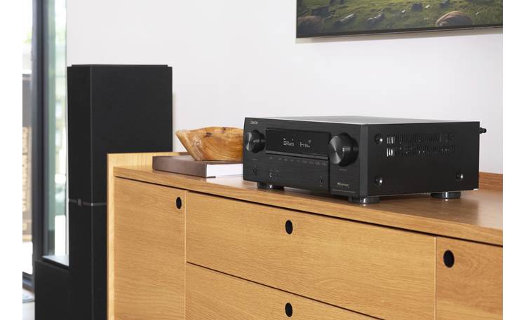 Denon AVR-X1800H 7.2-channel home theater receiver with Wi-Fi, Bluetooth, Apple AirPlay 2, and Amazon Alexa compatibility - AVRX1800HBKE3