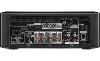 Denon CEOL RCD-N12 Compact stereo receiver with built-in CD player, tuner, Bluetooth, Apple AirPlay 2, and HEOS streaming - RCDN12BKE3