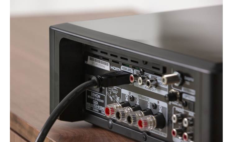 Denon CEOL RCD-N12 Compact stereo receiver with built-in CD player, tuner, Bluetooth, Apple AirPlay 2, and HEOS streaming - RCDN12BKE3