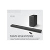 Denon DHT-S517 Powered 3.1.2 channel sound bar and wireless subwoofer system with built-in Bluetooth&reg and Dolby Atmos - DHTS517