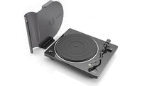 Denon DP-450USB Semi-automatic belt-drive turntable with pre-mounted cartridge, USB output and built-in phono preamp (Black) - DP450USBBKEM