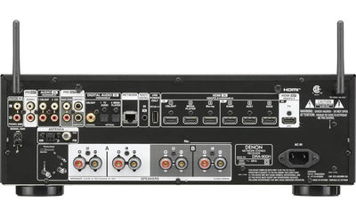 Denon DRA-900H Stereo receiver with built-in Wi-Fi, Bluetooth, Apple AirPlay 2, HDMI, and HEOS Built-in - DRA900HBKE3