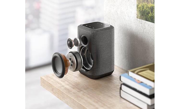 Denon Home 150 Wireless powered speaker with HEOS Built-in, Bluetooth, Amazon Alexa, and Apple AirPlay 2 (Black) - DENONHOME150BK