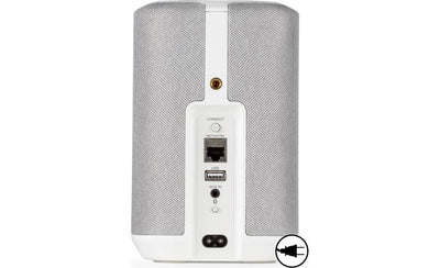 Denon Home 150 Wireless powered speaker with HEOS Built-in, Bluetooth and Apple AirPlay 2 (White) -DENONHOME150NVWT