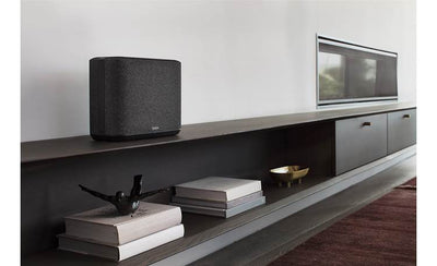 Denon Home 250 Wireless powered speaker with HEOS Built-in, Bluetooth, Amazon Alexa, and Apple AirPlay 2 (Black) - DENONHOME250BK