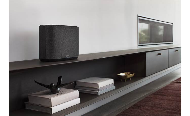 Denon Home 250 Wireless powered speaker with HEOS Built-in, Bluetooth, Amazon Alexa, and Apple AirPlay 2 (Black) - DENONHOME250BK