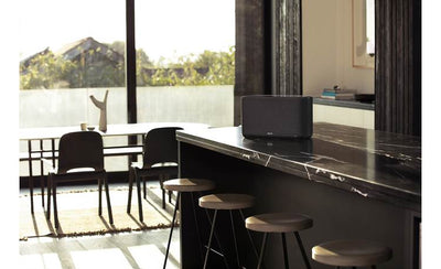 Denon Home 350 Wireless powered speaker with HEOS Built-in, Bluetooth, Amazon Alexa, and Apple AirPlay 2 (Black) - DENONHOME350BK