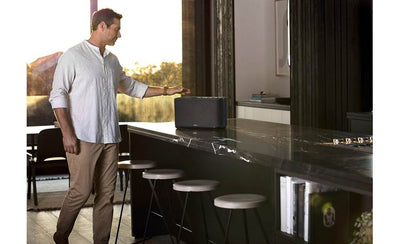 Denon Home 350 Wireless powered speaker with HEOS Built-in, Bluetooth, Amazon Alexa, and Apple AirPlay 2 (Black) - DENONHOME350BK