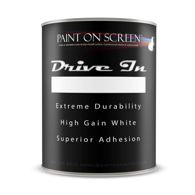 Projection / Projector Screen Paint - Drive In - Projection Paint for Drive In Theaters - G00DIT - 1 Gallon