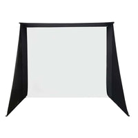 Elite GSP0810-IPW350 GolfSim Portable Multi-Sport/Golf Simulator Impact Screen, Folding-Frame Design with Enclosure Panels, Viewable 62.8"x111.6", Carrying Bag