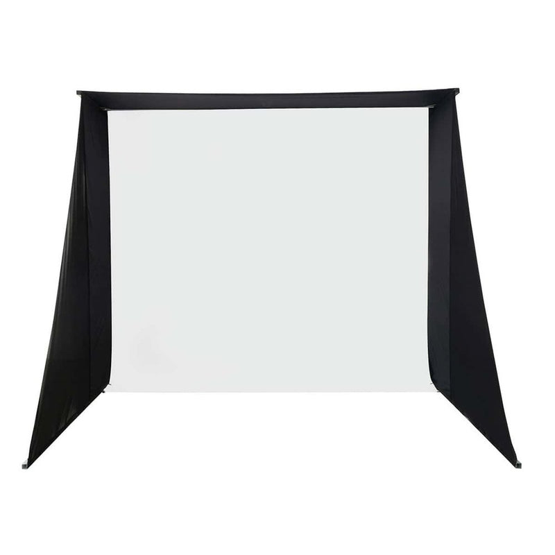 Elite GSP0810-IPW350 GolfSim Portable Multi-Sport/Golf Simulator Impact Screen, Folding-Frame Design with Enclosure Panels, Viewable 62.8"x111.6", Carrying Bag
