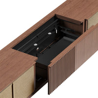 Cinest Core E1 Motorized UST Projector Media Console 118" - Brown - image 5